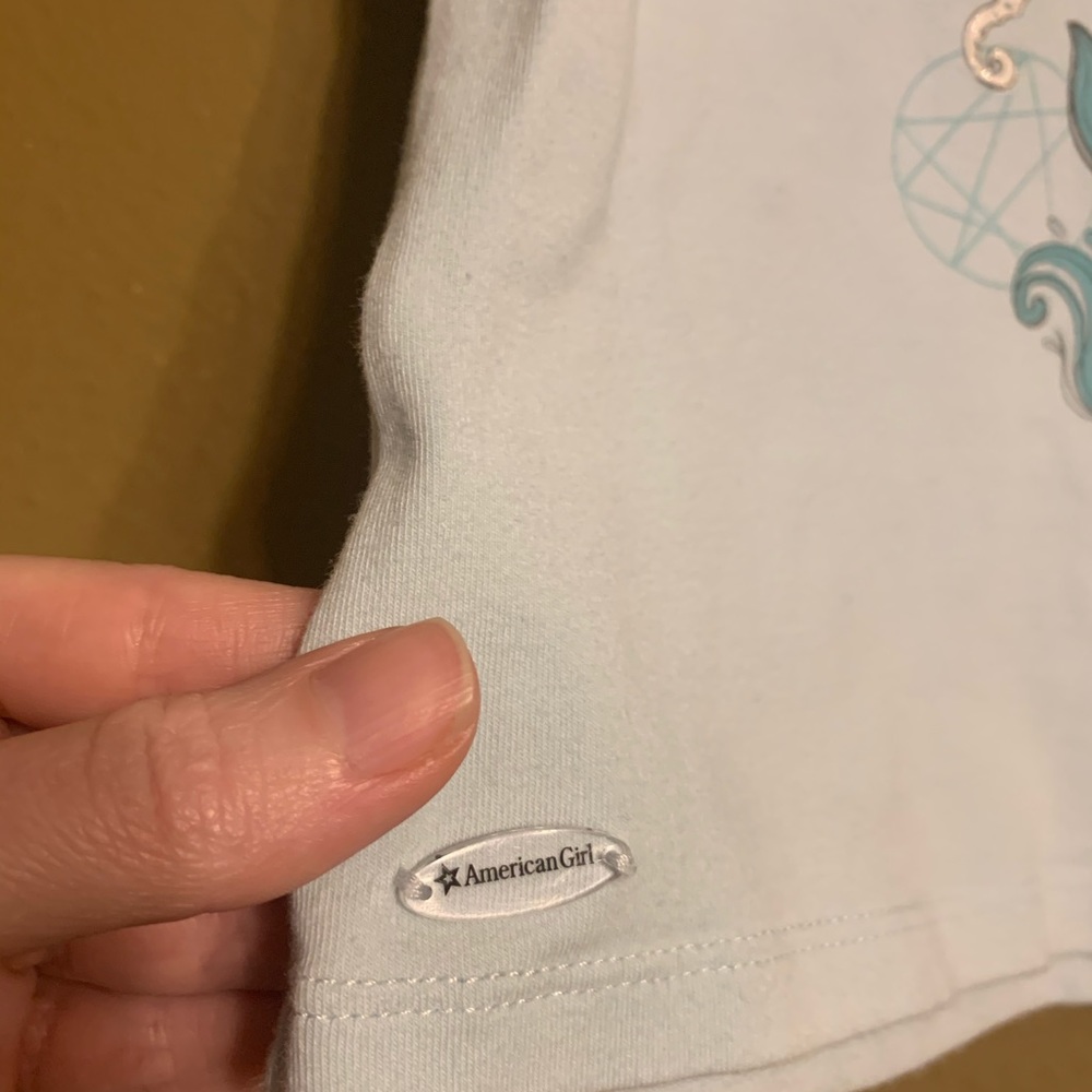 American Girl Mermaid Tshirt for Girls Sz 7/8 - Picture 5 of 7